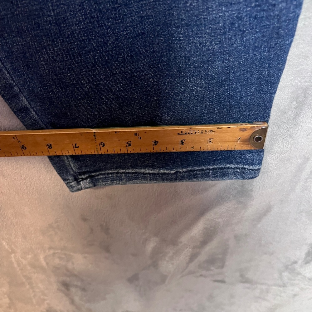 Democracy Ab-solution High Rise Barrel Leg Jeans Medium Wash Blue Size 12 - Picture 6 of 13